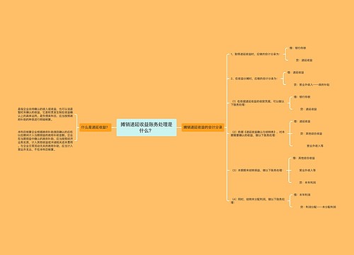 摊销递延收益账务处理是什么？