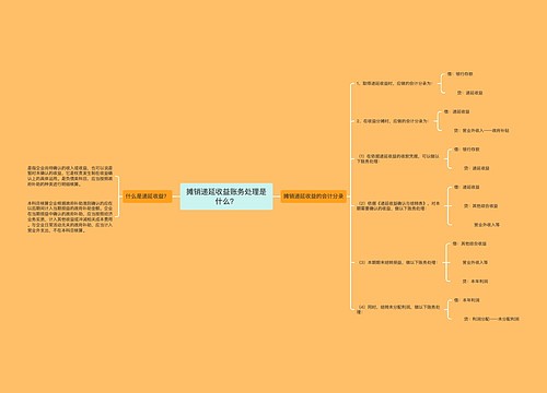 摊销递延收益账务处理是什么？