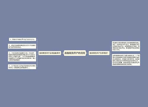 股指期货开户的流程