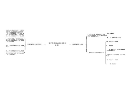 赠送代金券如何进行账务处理？