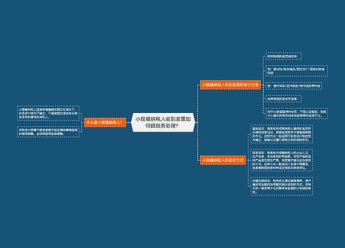 小规模纳税人收到发票如何做账务处理？