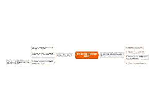 注册会计师审计报告类型有哪些