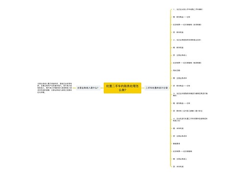 处置二手车的账务处理怎么做?