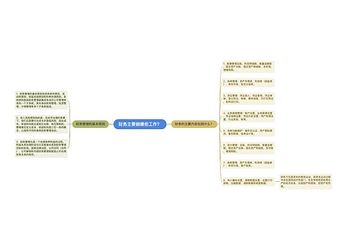 财务主要做哪些工作？