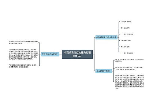 收到投资分红的账务处理是什么？