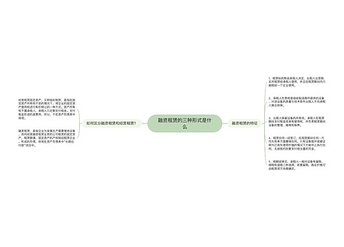 融资租赁的三种形式是什么