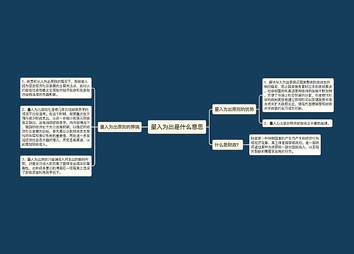 量入为出是什么意思
