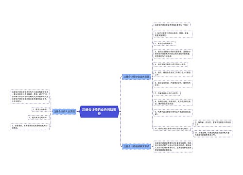 注册会计师的业务包括哪些