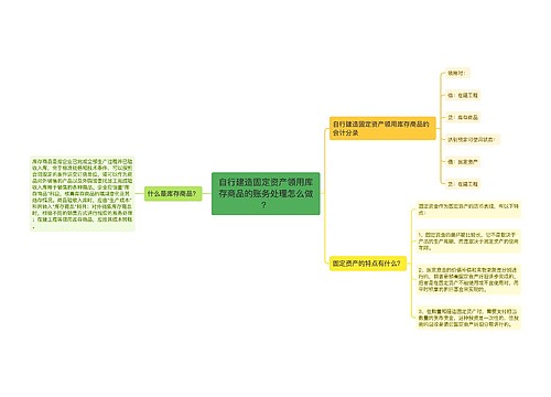 自行建造固定资产领用库存商品的账务处理怎么做？