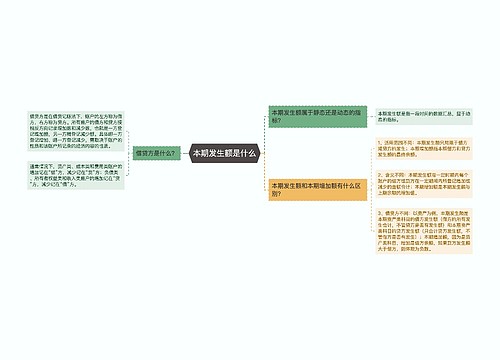 本期发生额是什么