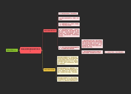 转账支票有哪些填写常识？