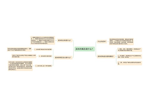 成本的概念是什么？