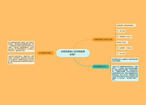 存款利息收入如何做账务处理？