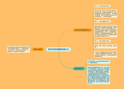 税后利润分配顺序是什么