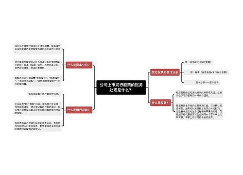 公司上市发行股票的账务处理是什么？