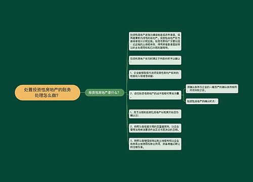 处置投资性房地产的账务处理怎么做？