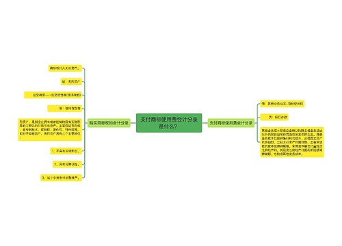 支付商标使用费会计分录是什么？