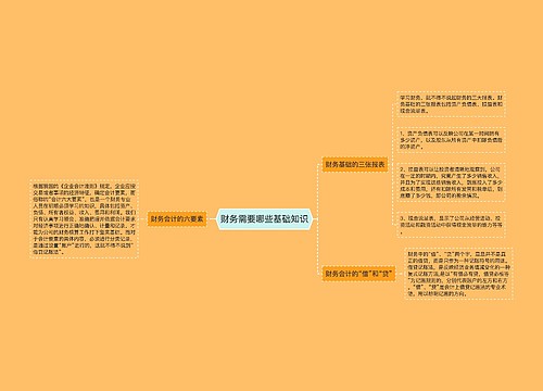 财务需要哪些基础知识