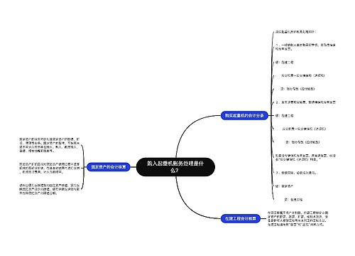 购入起重机账务处理是什么？