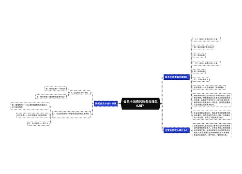 会员卡消费的账务处理怎么做？