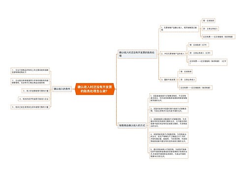 确认收入时还没有开发票的账务处理怎么做？