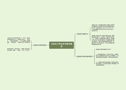 注册会计师业务范围有哪些