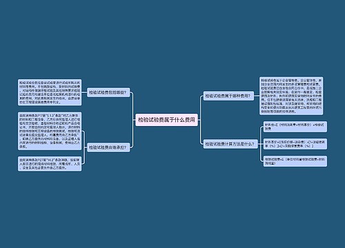 检验试验费属于什么费用