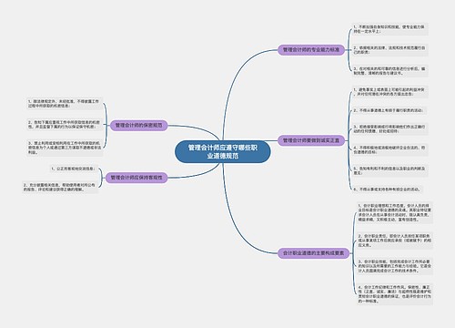 管理会计师应遵守哪些职业道德规范