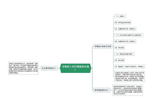 非税收入如何做账务处理？