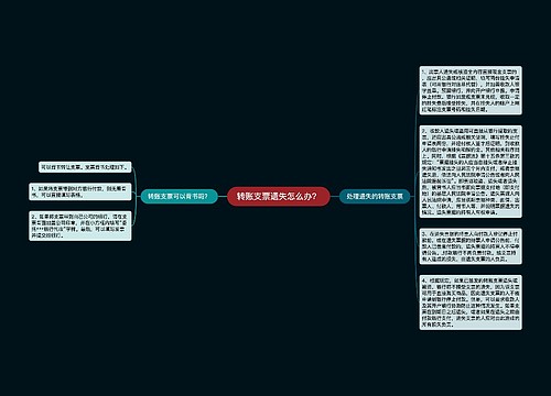 转账支票遗失怎么办？