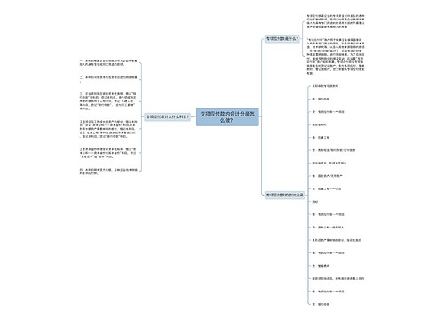 专项应付款的会计分录怎么做？