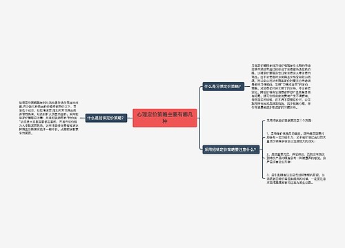 心理定价策略主要有哪几种