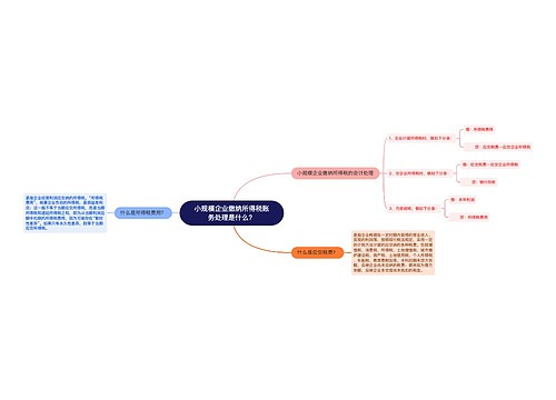 小规模企业缴纳所得税账务处理是什么？