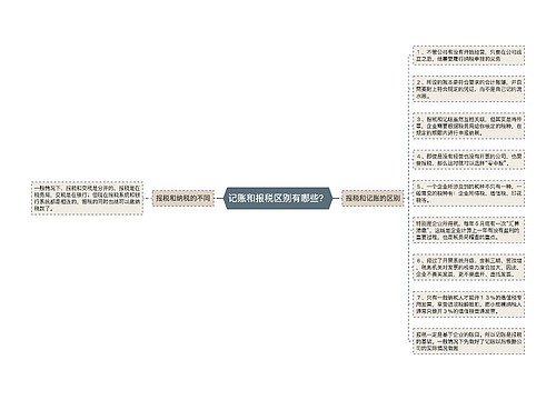 记账和报税区别有哪些？