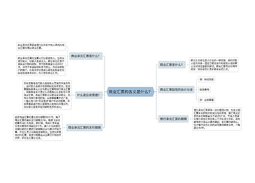 商业汇票的含义是什么？