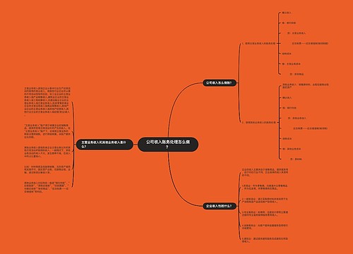 公司收入账务处理怎么做？