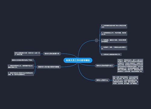 财务文员工作内容有哪些