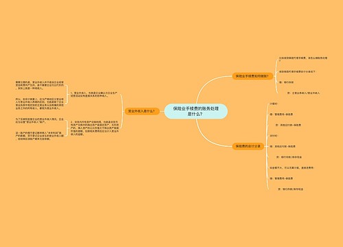 保险业手续费的账务处理是什么？