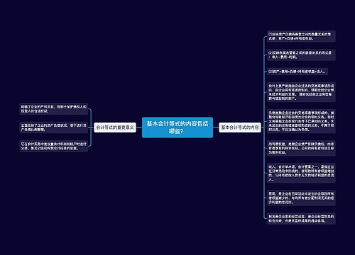 基本会计等式的内容包括哪些？