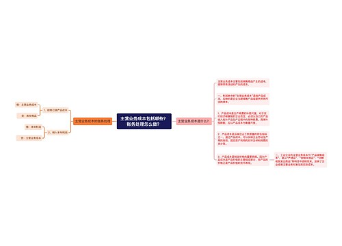 主营业务成本包括哪些？账务处理怎么做？