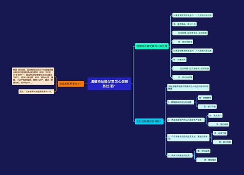 增值税运输发票怎么做账务处理？