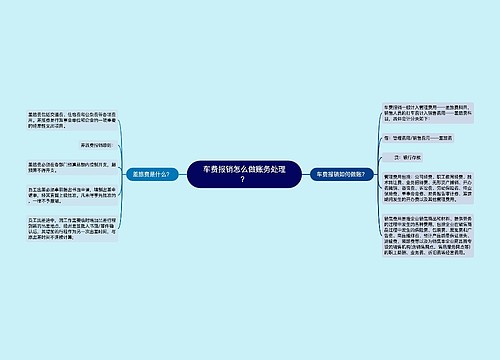 车费报销怎么做账务处理？