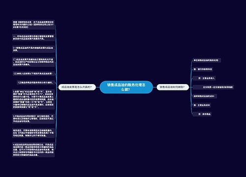 销售成品油的账务处理怎么做？