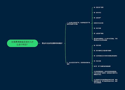 社保费滞纳金应该计入什么会计科目？