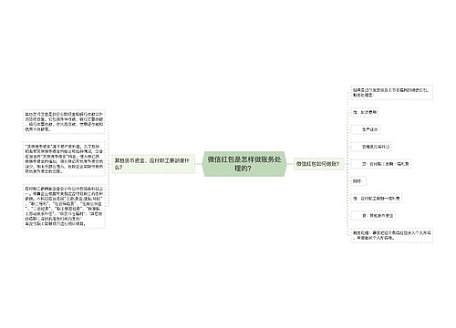 微信红包是怎样做账务处理的？