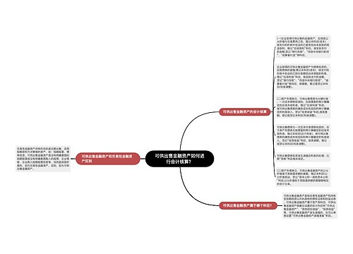 可供出售金融资产如何进行会计核算？