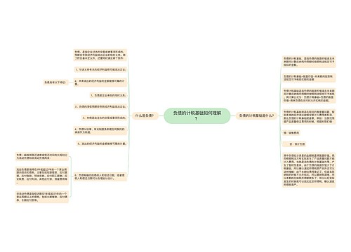 负债的计税基础如何理解？