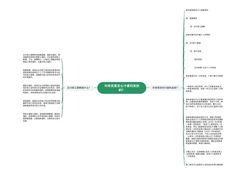 年终奖是怎么计提和发放的？