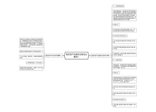 固定资产加速折旧是怎么算的？