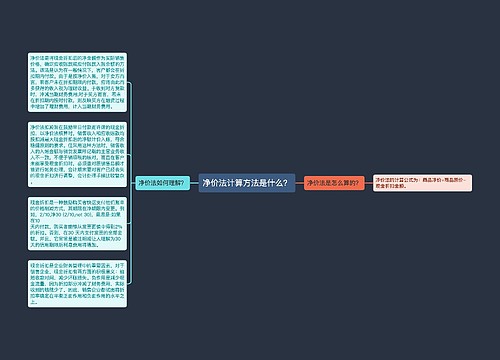 净价法计算方法是什么？